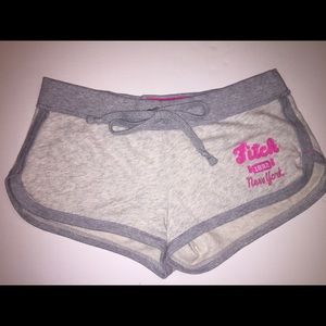 Gray Abercrombie & Fitch Cotton Shorts